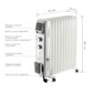 Маслен радиатор Termomax TR11W, 2500W - Image 2
