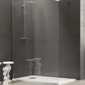 Стъклен параван за баня Walkin 1, 70-140х200 см