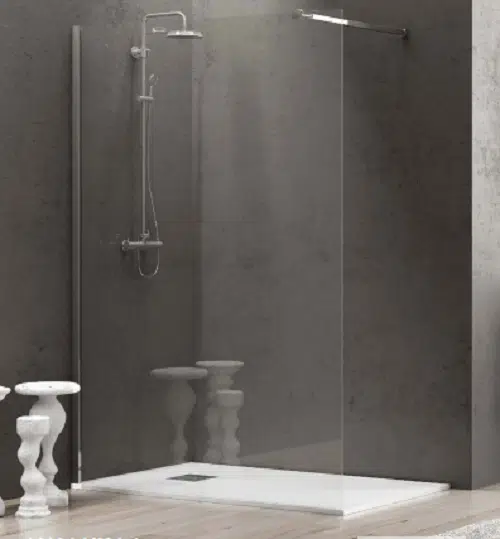 Стъклен параван за баня Walkin 1, 70-140х200 см
