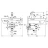 Комплект смесител GROHE Eurosmart и умивалник EURO Ceramic, 60 см - Image 3