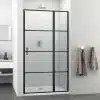 Oтваряема врата и стационарно стъкло ELITE-К Black