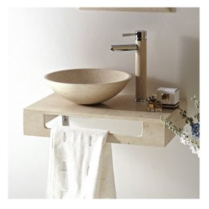 Умивалник с плот ICL 5842S, варовик | HomeZONA Умивалник с плот ICL 5842S