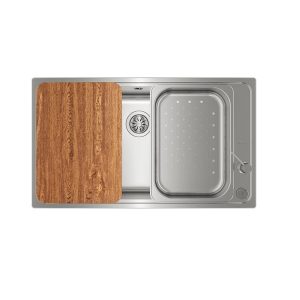 Mивка за кухня BIG BOWL 80 1C PLUS, инокс | HomeZONA Mивка за кухня BIG BOWL 80 1C PLUS