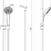 Душ комплект 3в1 CEARFINE O и CERATHEM T100, хром - Image 4