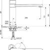 Смесител за кухня CERAFINE O, черен мат - Image 2