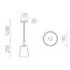 Висяща лампа BELLINI LED, черен, 230V LED 5W 30° 3000K - Image 3