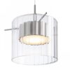 Висяща лампа ESTRA I, бяло-прозрачно стъкло, 230V LED 5W 3000K - Image 2