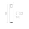 Градински фенер PONDER 65, 230V E27 18W - Image 3