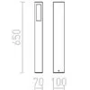 Градински фенер TREEZA 65, 230V E27 26W - Image 3