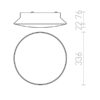 Плафон LED MARA, 230V 24W 3000K - Image 3