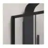 Параван за баня FLORA Nero 600, с две плъзгащи врати - Image 3