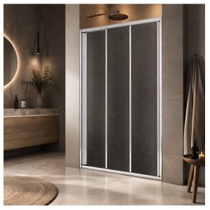 Преграден параван за баня ICS S100/31, матирано стъкло | HomeZONA Преграден параван за баня ICS S100/31