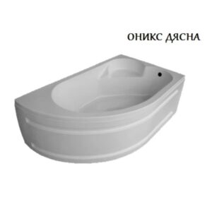 Хидромасажна вана ОНИКС Exclusiv Flat 12, 160х110х52 см, бял - Дясно