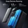 Външна батерия Anker Prime 737 GaN PowerCore, 24000 mAh, PD 3.1, сив - Image 6