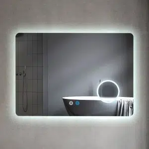 Огледало за баня 101788H, Touch screen, с лупа | HomeZONA Огледало за баня 101788H