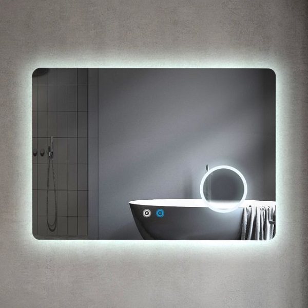 Огледало за баня 101788H, Touch screen, с лупа | HomeZONA Огледало за баня 101788H