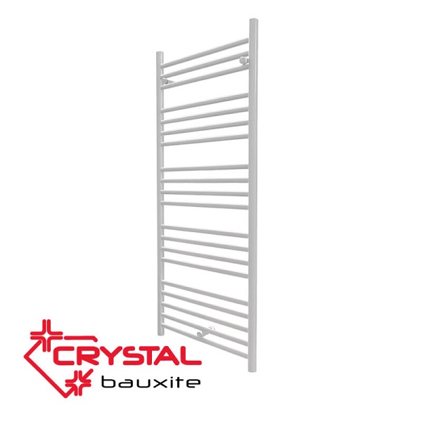 Лира за баня Crystal BAUXITE 552 W, бял гланц | HomeZONA Лира за баня Crystal BAUXITE 552 W