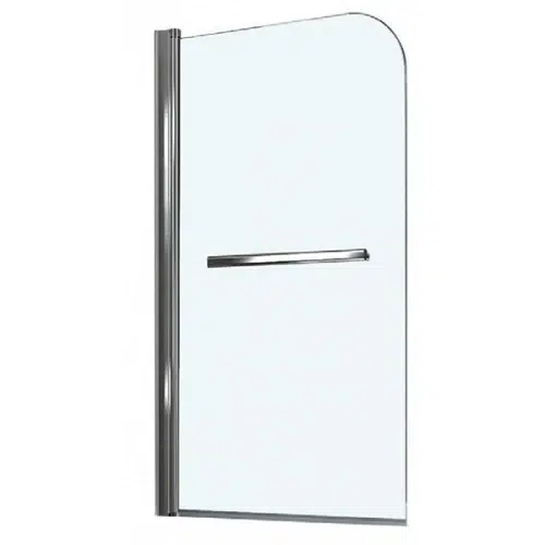 Параван за вана, прозрачно стъкло, хром | HomeZONA Параван за вана