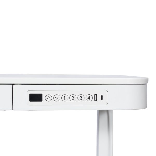 Ергономично офис бюро CR-118E White, регулируемо | HomeZONA Ергономично офис бюро CR-118E White