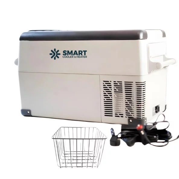 Хладилник за автомобил Smart Cooler12/24 V, с LCD дисплей, Bluetooth | HomeZONA Хладилник за автомобил Smart Cooler12/24 V