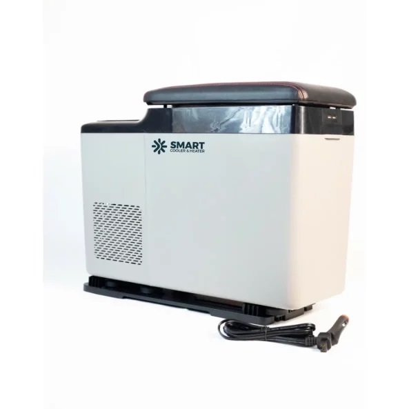 Хладилник за автомобил Smart Cooler 15л, LCD дисплей, Bluetooth | HomeZONA Хладилник за автомобил Smart Cooler 15л