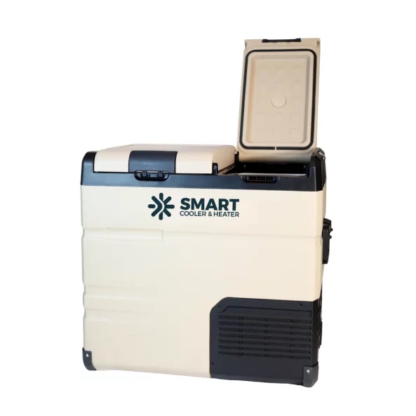 Хладилник за автомобил Smart Cooler 55л, двойна зона, Bluetooth | HomeZONA Хладилник за автомобил Smart Cooler 55л