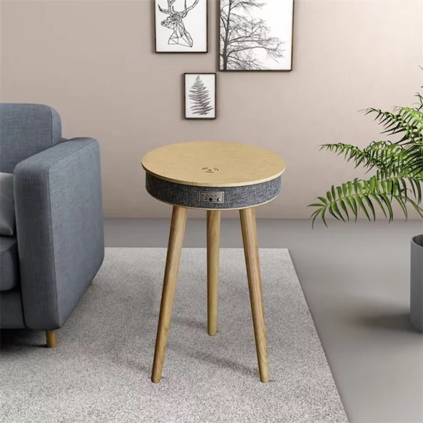 Холна маса с Bluetooth 5.0, аудио система 20W и безжично зареждане | HomeZONA Холна маса с Bluetooth 5.0