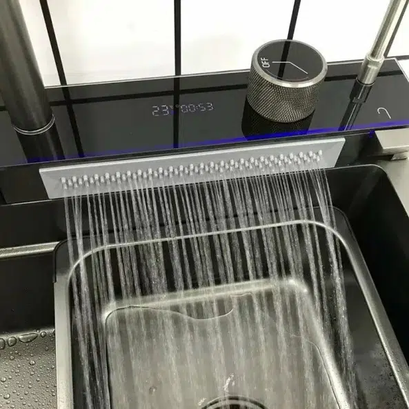 Мивка за кухня Smart Heater 7, 80х46, филтър за вода и Led дисплей | HomeZONA Мивка за кухня Smart Heater 7