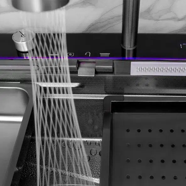 Мивка за кухня Smart Heater 7, 80х46, филтър за вода и Led дисплей | HomeZONA Мивка за кухня Smart Heater 7