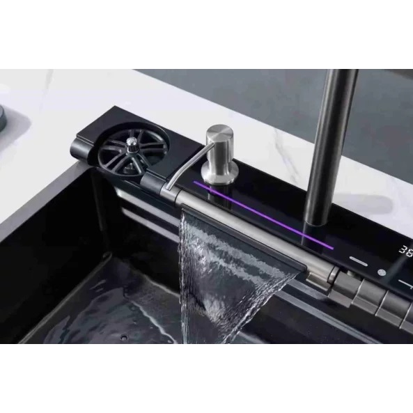 Мивка за кухня Smart Heater 10, 75х46, филтър за вода и Led дисплей | HomeZONA Мивка за кухня Smart Heater 10