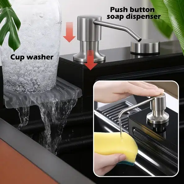 Мивка за кухня Smart Heater 4, филтър за вода и Led дисплей | HomeZONA Мивка за кухня Smart Heater 4