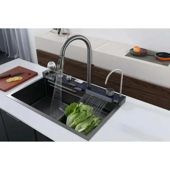 Мивка за кухня Smart Heater, филтър за вода и Led дисплей | HomeZONA Мивка за кухня Smart Heater