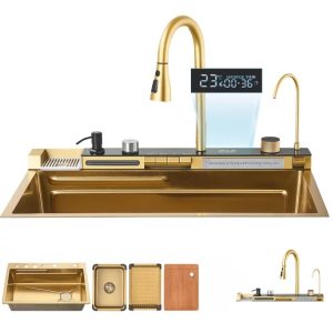 Мивка за кухня Smart Heater 6, филтър за вода и Led дисплей | HomeZONA Мивка за кухня Smart Heater 6