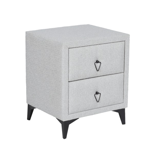 Нощно шкафче KOLAJEN LINEN, сив | HomeZONA Нощно шкафче KOLAJEN LINEN