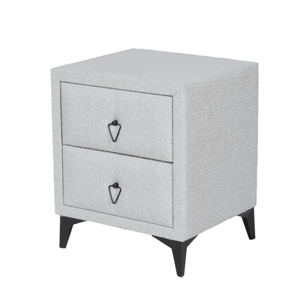 Нощно шкафче KOLAJEN LINEN, сив | HomeZONA Нощно шкафче KOLAJEN LINEN