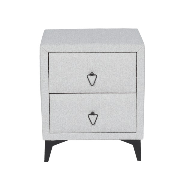 Нощно шкафче KOLAJEN LINEN, сив | HomeZONA Нощно шкафче KOLAJEN LINEN