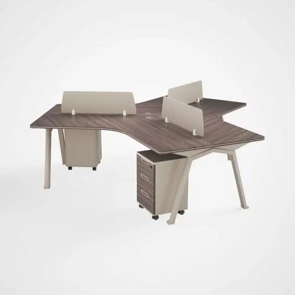 Офис бюро BD04, с 3 работни места | HomeZONA Офис бюро BD04