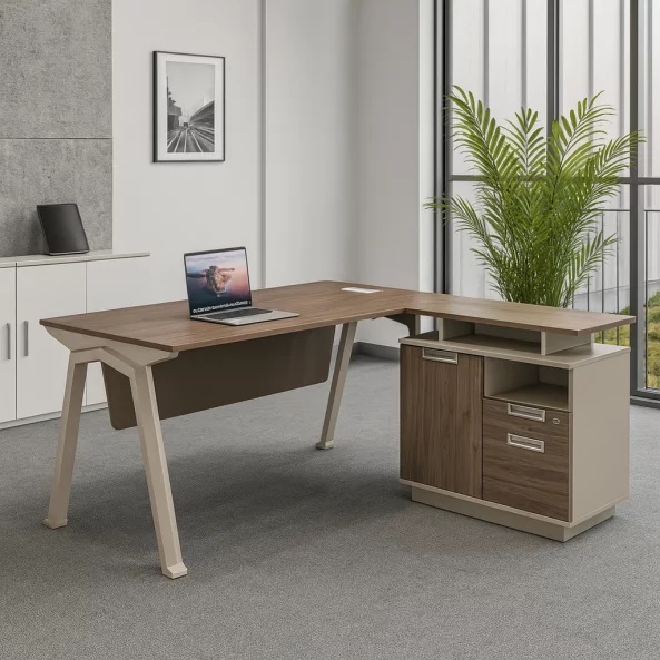 Офис бюро BB02, със странично чекмедже | HomeZONA Офис бюро BB02