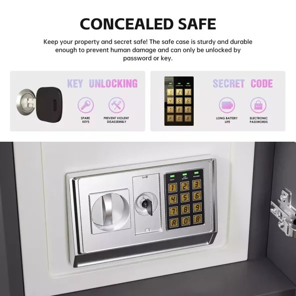 Smart нощно шкафче M3115, LED, Bluetooth , USB и Type-C портове | HomeZONA Smart нощно шкафче M3115