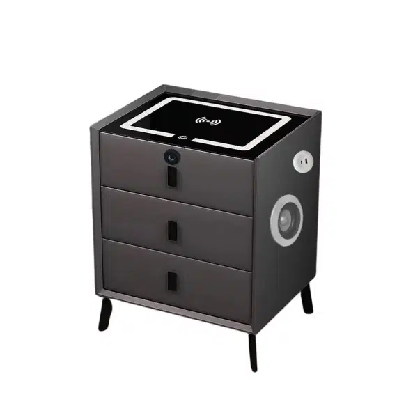 Smart нощно шкафче M3106, LED, Bluetooth , USB и Type-C портове | HomeZONA Smart нощно шкафче M3106