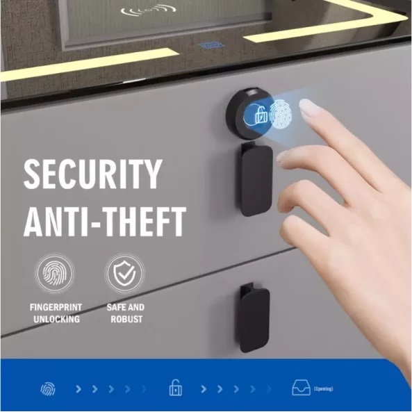 Smart нощно шкафче M3106, LED, Bluetooth , USB и Type-C портове | HomeZONA Smart нощно шкафче M3106