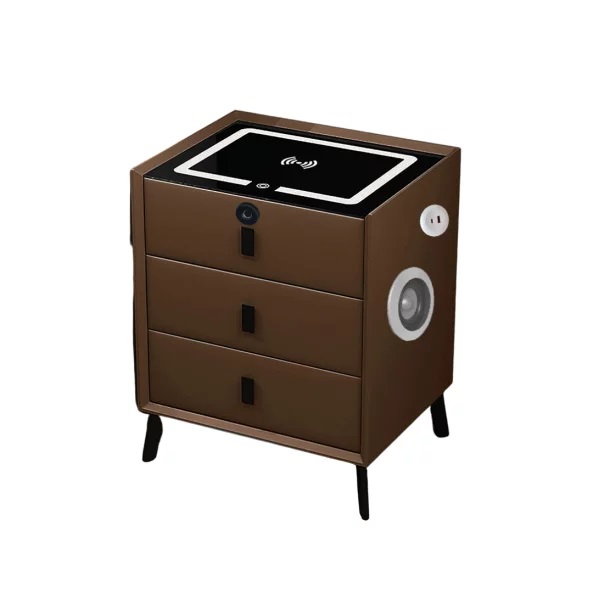 Smart нощно шкафче M3106, LED, Bluetooth , USB и Type-C портове | HomeZONA Smart нощно шкафче M3106