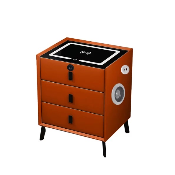 Smart нощно шкафче M3106, LED, Bluetooth , USB и Type-C портове | HomeZONA Smart нощно шкафче M3106