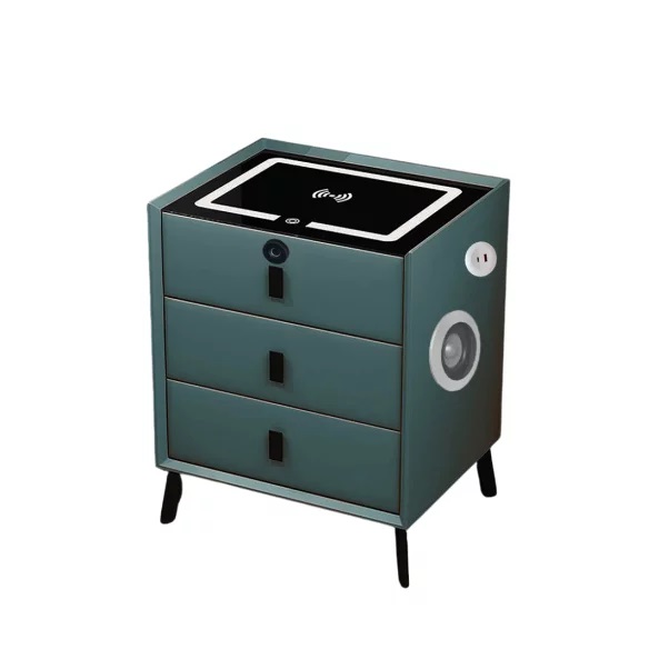 Smart нощно шкафче M3106, LED, Bluetooth , USB и Type-C портове | HomeZONA Smart нощно шкафче M3106