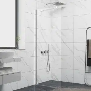 Параван за баня CRISTINA, 40-60х200 см, хром | HomeZONA Параван за баня CRISTINA