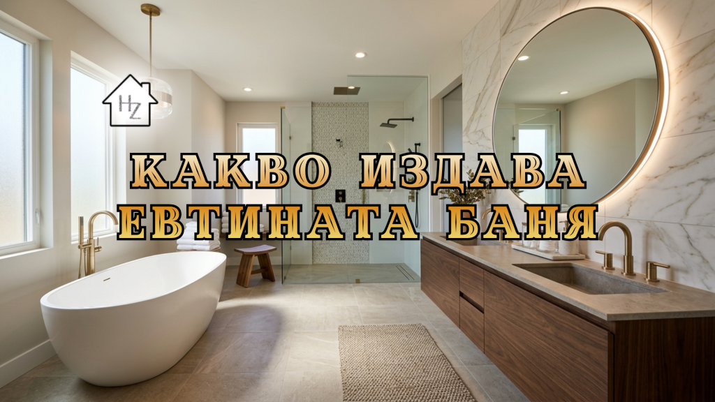 Какво издава евтината баня (и как да го избегнеш) 1 Съвременна баня с вана и прозорци.