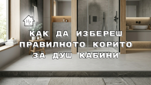 Модерна баня с душ кабина