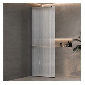 Параван за баня RIVELLE Black, 60-80×200 см, 8 мм | HomeZONA Параван за баня RIVELLE Black