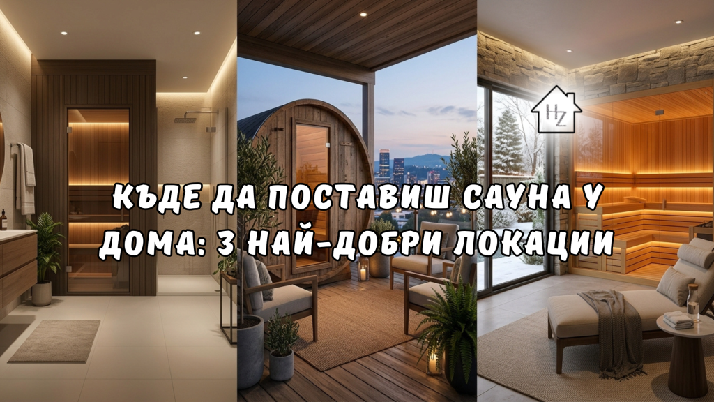 Къде да поставиш сауна у дома: 3 най-добри локации 1 Сауна в уютен домашен интериор
